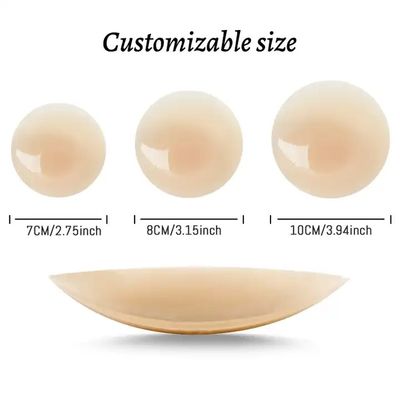 ROHS Vỏ núm vú silicon có thể tái sử dụng 7cm 8cm 10cm Chất liệu cấp thực phẩm