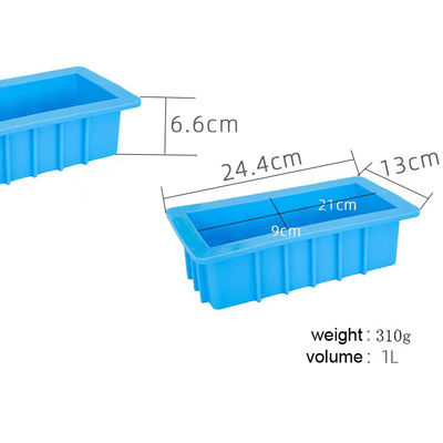 Khuôn Làm Bánh Silicone Hình Chữ Nhật 1L Chống Dính 24.4x13x6.6cm