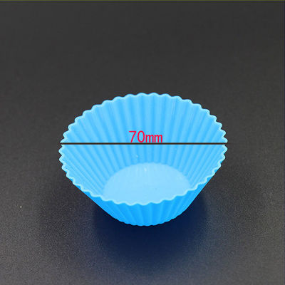Khuôn bánh cupcake silicon thực tế không độc hại, hộp nướng silicon có thể dùng được trong lò vi sóng