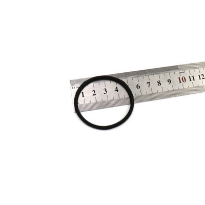 Dây buộc tóc bằng silicon dày 3 mm màu đen, dây cao su silicon thực tế cho tóc