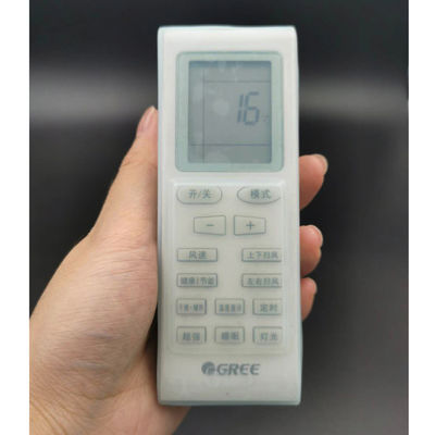 Tay/Vỏ/Vỏ bảo vệ bằng silicon trong suốt chống bụi cho điều khiển từ xa của máy điều hòa không khí GREE