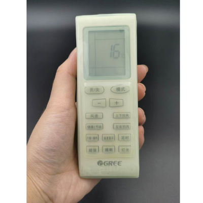 Tay/Vỏ/Vỏ bảo vệ bằng silicon trong suốt chống bụi cho điều khiển từ xa của máy điều hòa không khí GREE