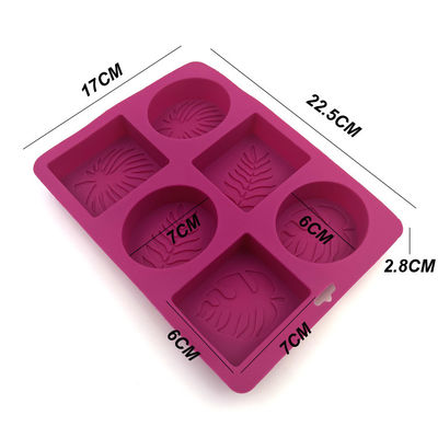 Khuôn xà phòng silicon thực tế không độc hại chịu nhiệt 22,5x17x2,8cm