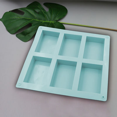 Khuôn làm xà phòng silicon hình chữ nhật chịu nhiệt Không mùi Không dính Tự chế