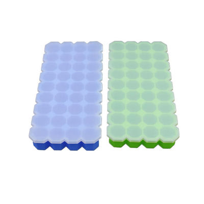 Khuôn làm đá silicon 36 khoang thực tế Không chứa BPA Dễ dàng bật lên có nắp