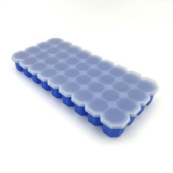 Khuôn làm đá silicon 36 khoang thực tế Không chứa BPA Dễ dàng bật lên có nắp