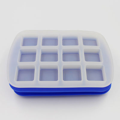 Khuôn làm đá silicon Whiskey Cube Linh hoạt 12 khoang Tái sử dụng bền