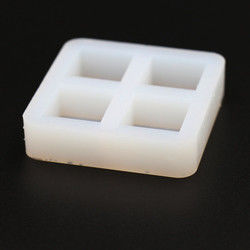Khuôn làm đá khối hình vuông bằng silicon không mùi 60x60x15mm Đa năng