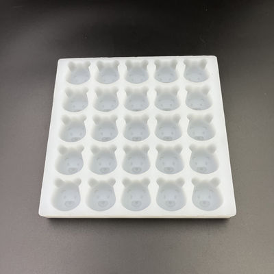 Khuôn kẹo cứng silicon không mùi có thể tái sử dụng, 25 khuôn Gummy Bear thực tế