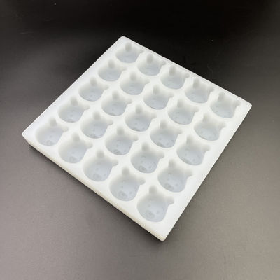 Khuôn kẹo cứng silicon không mùi có thể tái sử dụng, 25 khuôn Gummy Bear thực tế