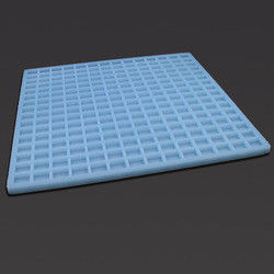 Khuôn kẹo silicon hình vuông 224 lỗ cách nhiệt cho caramel