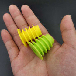Nút chai rượu vang nhiều màu Silicone không mùi tái sử dụng bền