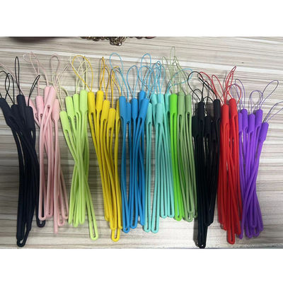 Nguồn cung cấp cao su silicon nhiều màu chắc chắn Dây đeo điện thoại di động Không mùi
