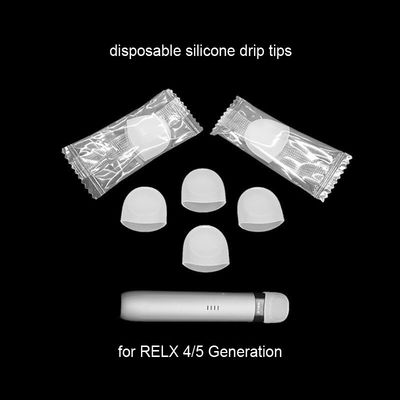 Mẹo nhỏ giọt bằng silicon bền 510 dùng một lần, nắp ống ngậm cao su không mùi