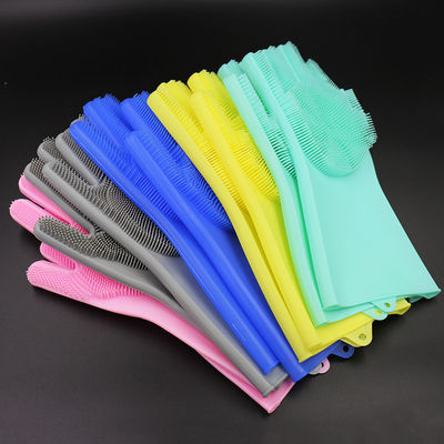 Găng tay rửa chén bằng silicon nhiều màu nhà bếp, Găng tay silicon thân thiện với môi trường