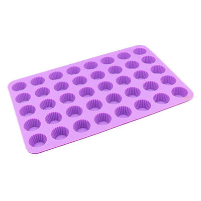 Khuôn bánh silicon tái sử dụng chịu nhiệt 40 lỗ sâu không dính
