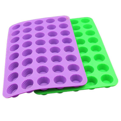 Khuôn bánh silicon tái sử dụng chịu nhiệt 40 lỗ sâu không dính