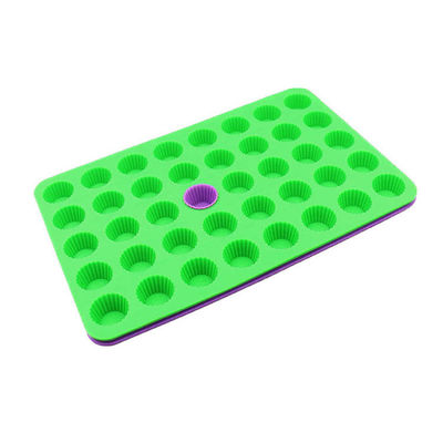 Khuôn bánh silicon tái sử dụng chịu nhiệt 40 lỗ sâu không dính