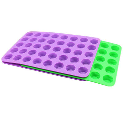 Khuôn bánh silicon tái sử dụng chịu nhiệt 40 lỗ sâu không dính