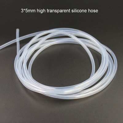 Ống silicone trắng vô hại y tế Nhẹ chắc chắn