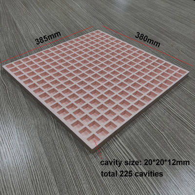 Khuôn kẹo silicon hình vuông di động 225 lỗ sâu răng cho kẹo dẻo caramel
