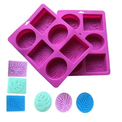 Khuôn xà phòng silicon thực tế không độc hại chịu nhiệt 22,5x17x2,8cm