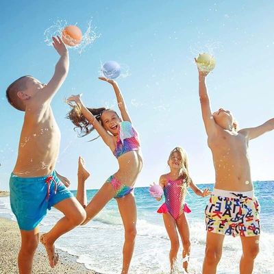 Quả bóng nước bằng silicon có thể tái sử dụng Bóng bay cho trẻ em Trò chơi dưới nước trên bãi biển